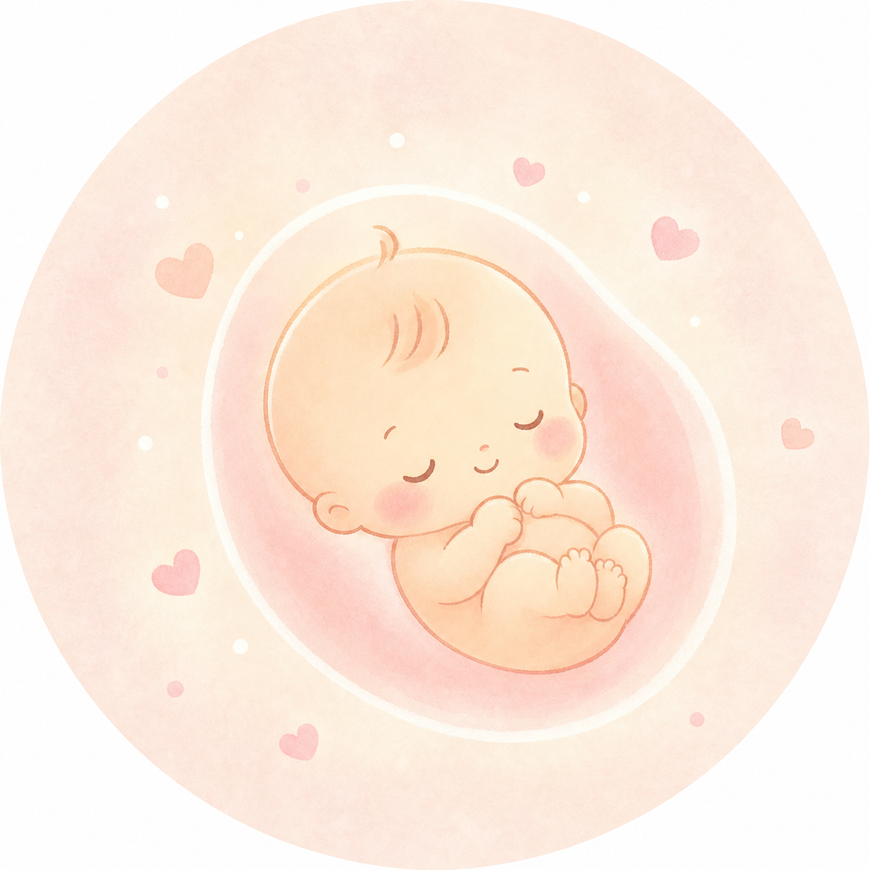 今日の赤ちゃんの絵